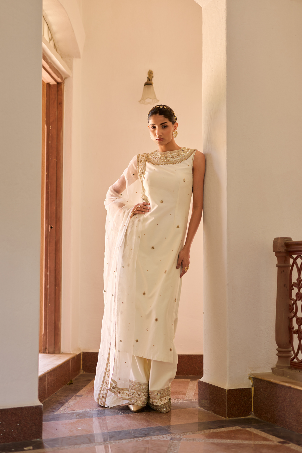 Ivory Kurta Set
