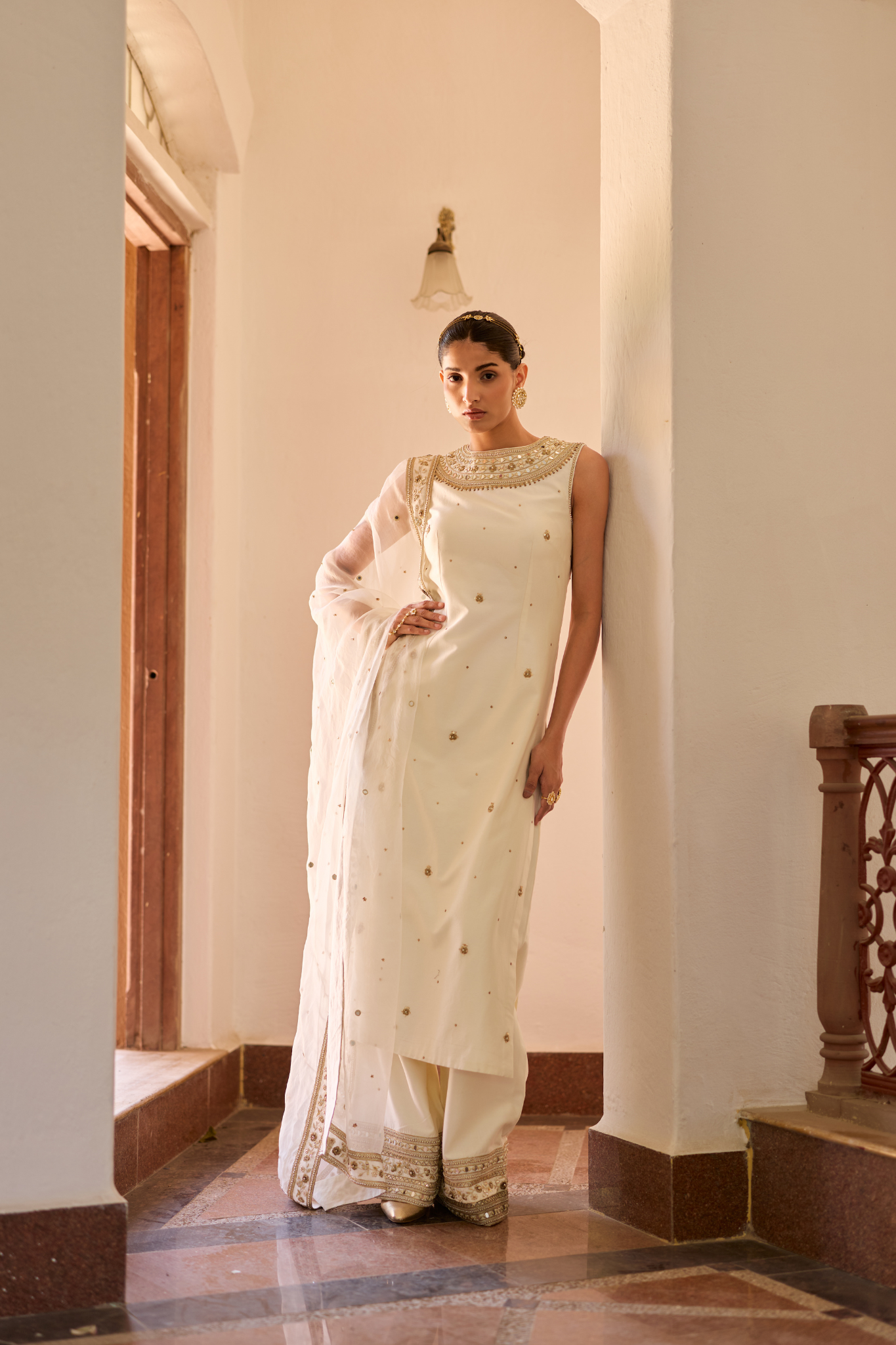 Ivory Kurta Set