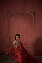 RED KAFTAN SET