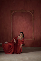 RED KAFTAN SET