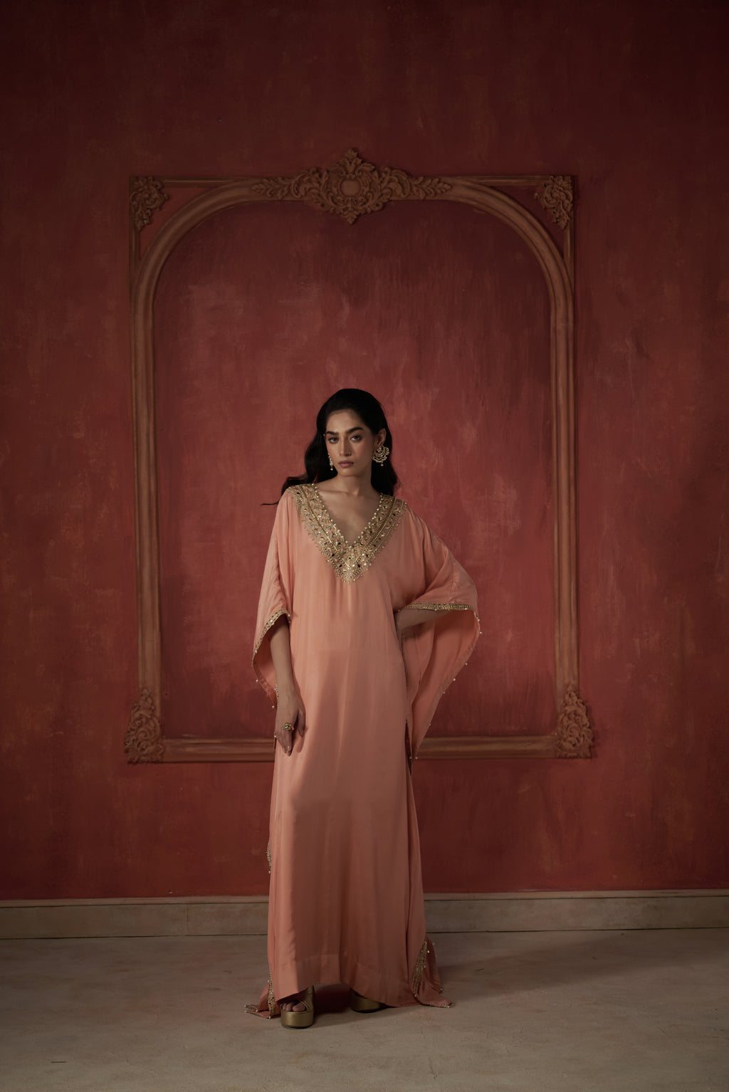 PEACH KAFTAN