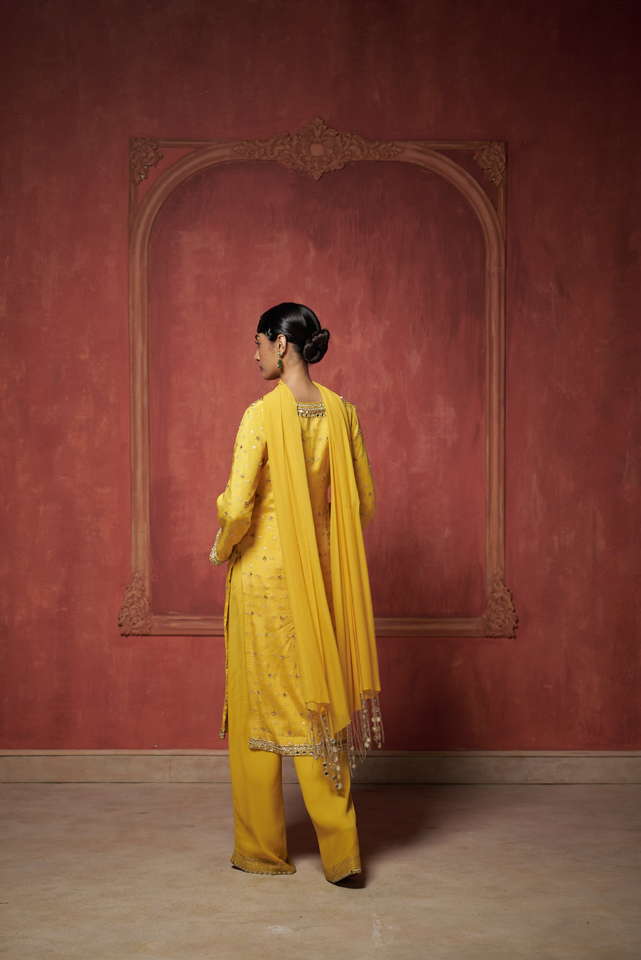 YELLOW KURTA SET